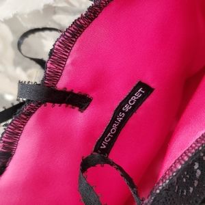 💟 VICTORIA'S SECRET BLACK LACE MINI BAG 💟